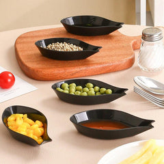 10PCS Plastic Saucers Tomato Sauce Dishes Kitchen Supplies