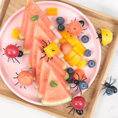 12Pcs Ant Shape Fruit Stick Decor Fork Bento Decorative Food Skewer