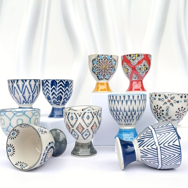 Creative Ceramic Egg Cup Stylish Egg Cup For Kitchen