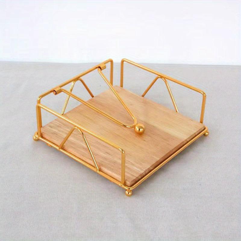 Iron Napkin Holder Classic Arc Series Three door Paper Towel Clip