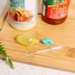 3pcs Mini Sauce Bottles for Office Lunchbox Picnic