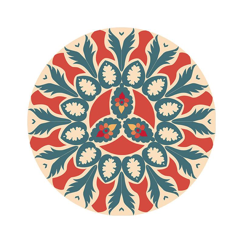 Ethnic Style Rubber Coaster Heat Resistant Tea Mat