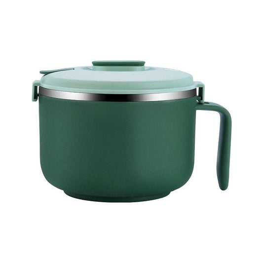 Double Layer Stainless Steel Instant Noodle Bowl Anti Scalding Lunch Box