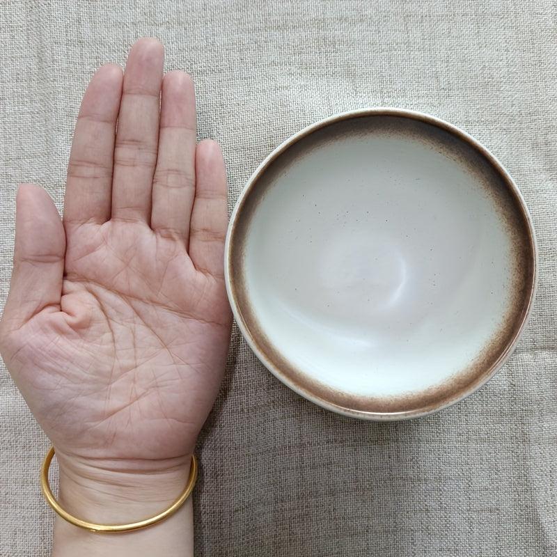 4pcs Japanese Retro Ceramic Bowl for Dessert Snack Fruit