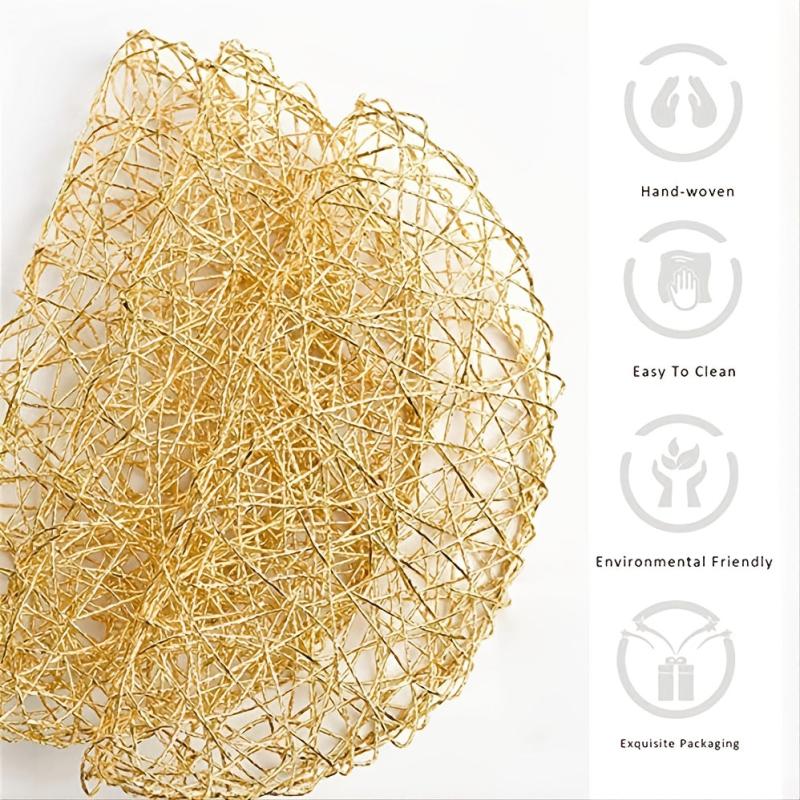 Elegant Woven Placemat with Hollow for Table Decor