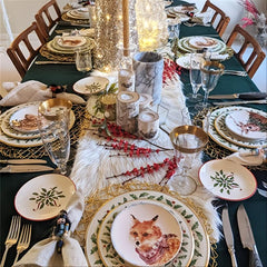 Elegant Woven Placemat with Hollow for Table Decor
