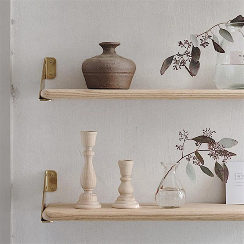 Unfinished Wooden Candlestick Holders Classic Farmhouse Candle Holders
