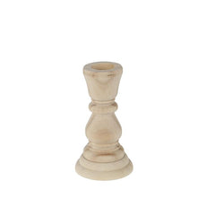 Unfinished Wooden Candlestick Holders Classic Farmhouse Candle Holders