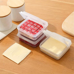 Cheese Storage Box With Lid Fresh keeping Organizer