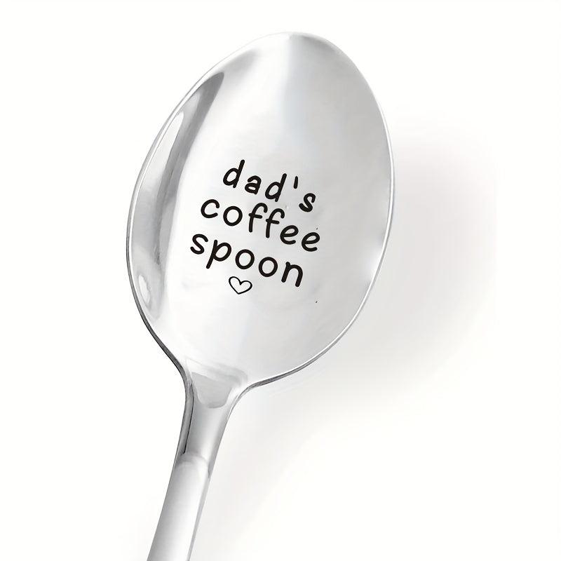 Dad's Coffee Spoon Engraved Gift For Men Kitchen Stuff Kitchen Supplies