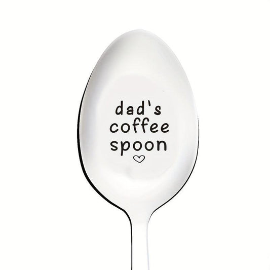Dad's Coffee Spoon Engraved Gift For Men Kitchen Stuff Kitchen Supplies