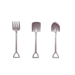 3pcs Stainless Steel Shovel Spoons Set Kitchen Supplies