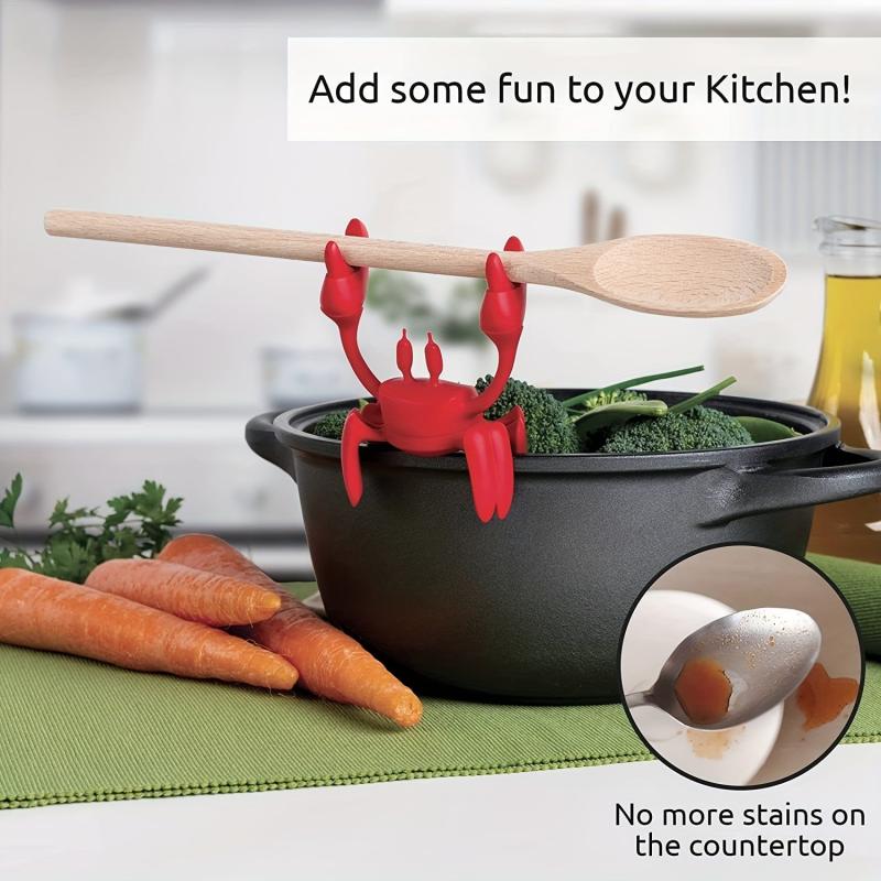 Silicone Cutlery Rack Spoon Rest Stove Storage Kitchen Tools