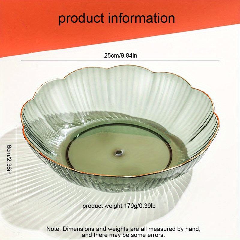 Reusable Square Fruit Plate Decorative Salad Bowl Modern Kitchen Supply