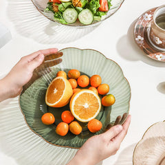 Reusable Square Fruit Plate Decorative Salad Bowl Modern Kitchen Supply