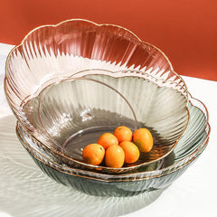 Reusable Square Fruit Plate Decorative Salad Bowl Modern Kitchen Supply