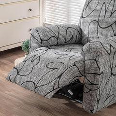 4pcs Set Recliner Slipcovers Printed Anti Dirty Sofa Covers