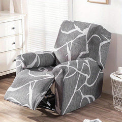 4pcs Set Recliner Slipcovers Printed Anti Dirty Sofa Covers