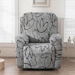 4pcs Set Recliner Slipcovers Printed Anti Dirty Sofa Covers