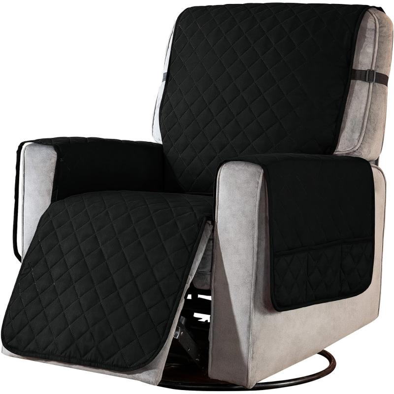 Non Slip Recliner Chair Slipcover Pet Cover With Elastic Straps Washable