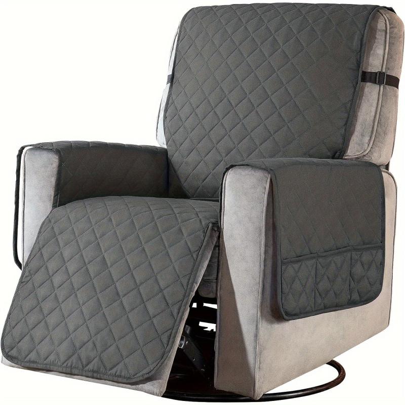 Non Slip Recliner Chair Slipcover Pet Cover With Elastic Straps Washable