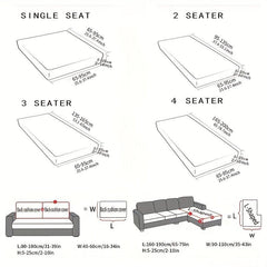 Non Slip Stretch Sofa Cover Full Wrap Furniture Protector