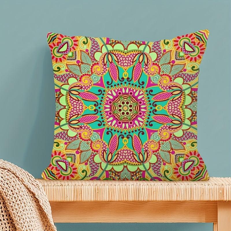 Bohemian Linen Cushion Cover Set - Nordic Geometric Sofa Pillow Case 45x45