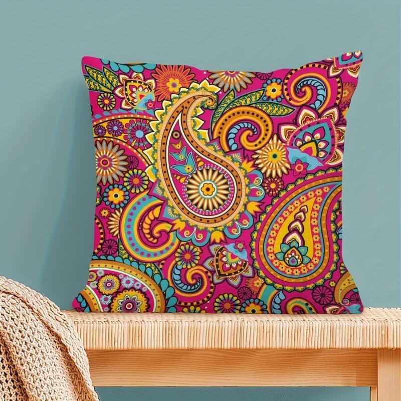 Bohemian Linen Cushion Cover Set - Nordic Geometric Sofa Pillow Case 45x45
