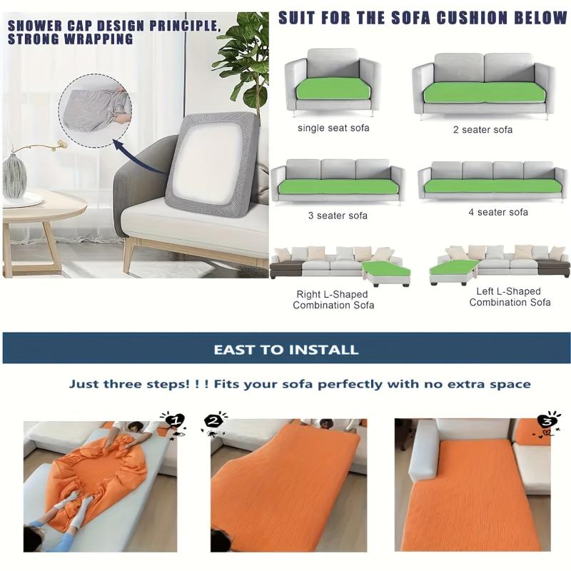 Large Leaf Pattern Sofa Slipcover All Seasons Furniture Protector