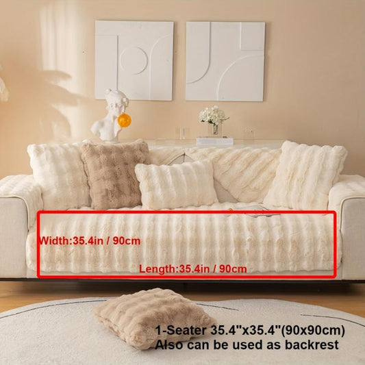 Plush Sofa Slipcover Furniture Protector