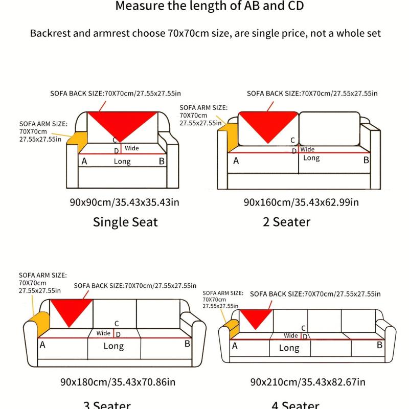 Chenille Non-slip Sofa Slipcover Universal Furniture Protector