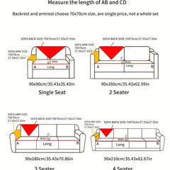 Chenille Non-slip Sofa Slipcover Universal Furniture Protector