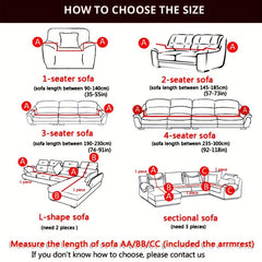 Sofa Slipcover With Skirt Non-slip Dustproof Couch Cover