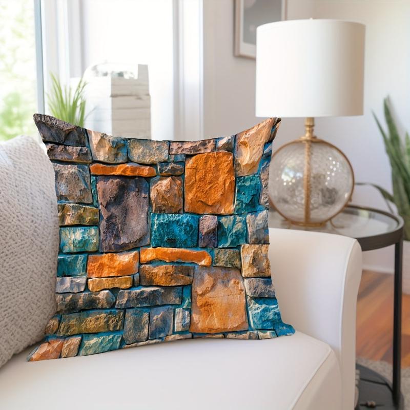 Brick Wall Pillow Throw Pillow Covers