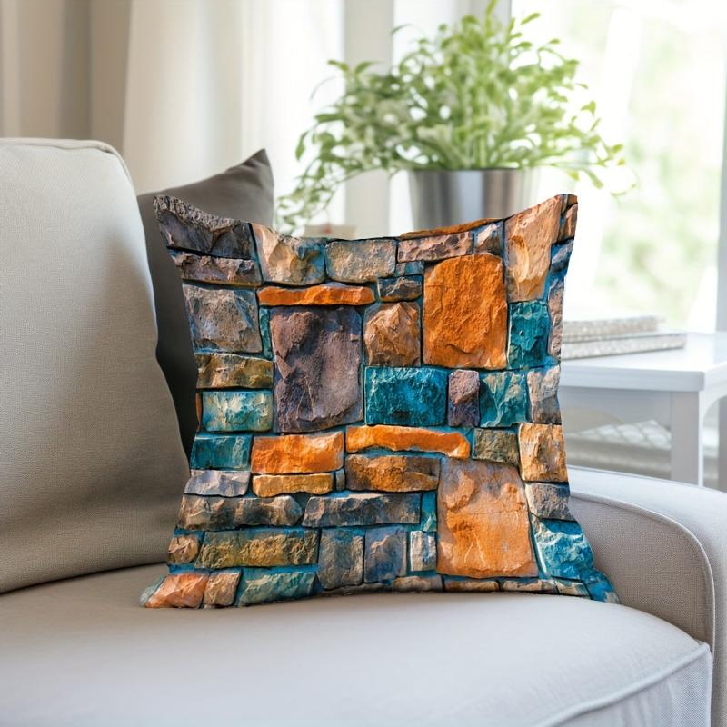 Brick Wall Pillow Throw Pillow Covers