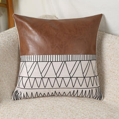 Retro Style Throw Pillow Covers Cotton And Linen Printed Throw Pillowcase
