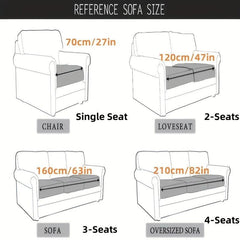 Gray Sofa Slipcover Couch Cover Universal Furniture Protector