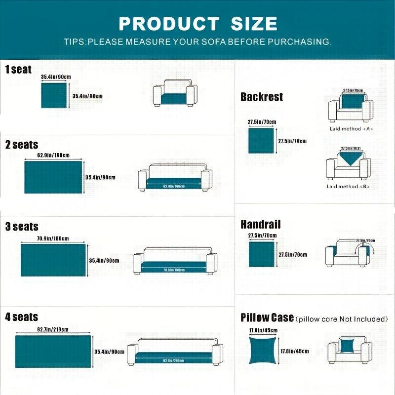 1pc Sofa Slipcover Non slip Sofa Cover Couch Cover Universal Furniture Protector