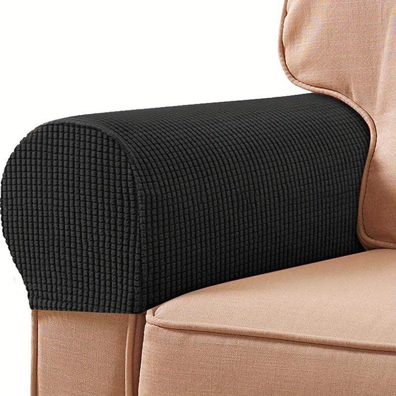 2pcs Stretch Sofa Armrest Cover, Non-slip Fleece Armrest Cover for Furniture