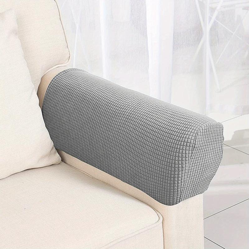 2pcs Stretch Sofa Armrest Cover, Non-slip Fleece Armrest Cover for Furniture