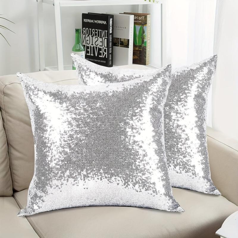 2pcs Christmas Throw Pillow Covers Home Decor