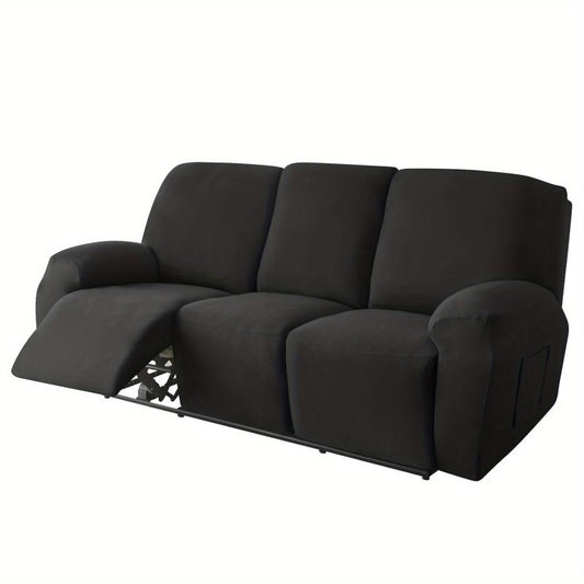 Velvet Sofa Slipcover 8pcs Machine Washable