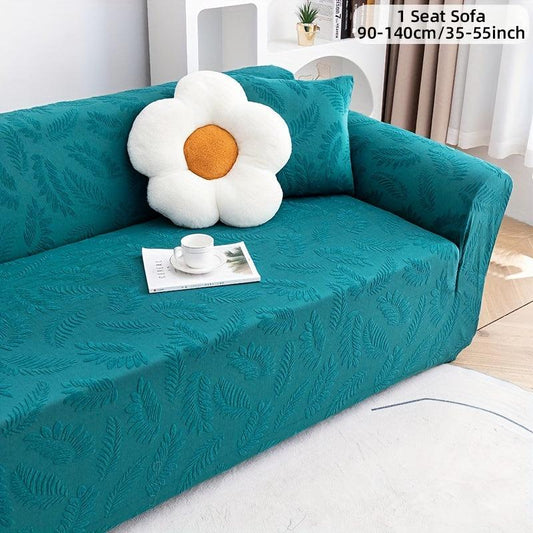 1pc Elastic Jacquard Sofa Slipcover Thickened Anti Cat Scratch Couch Cover