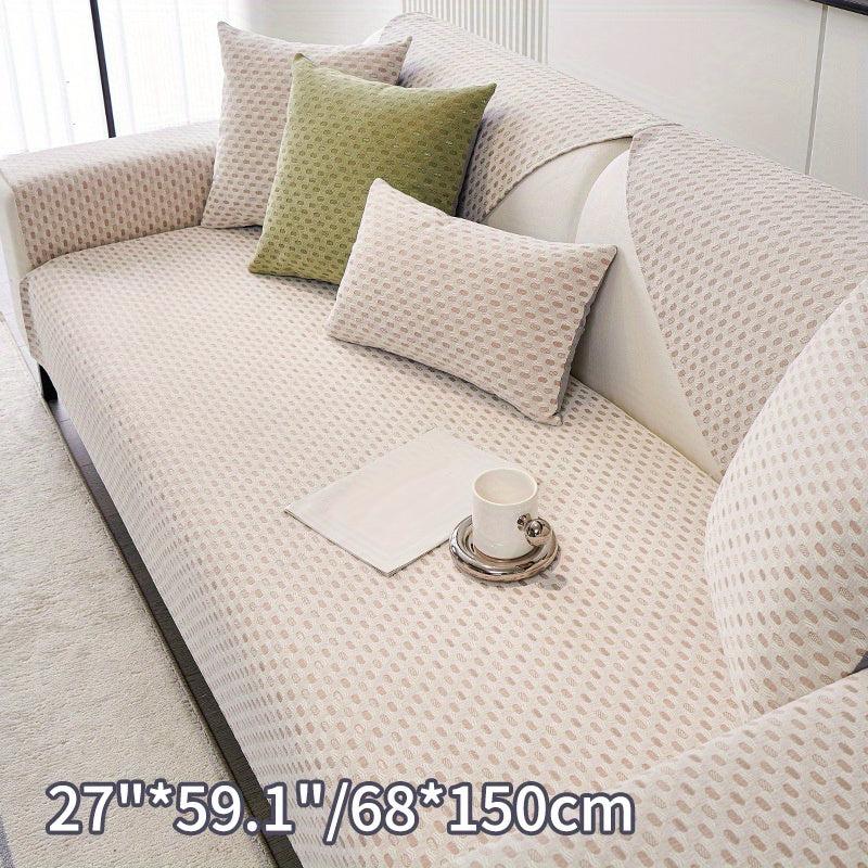 Chenille Sofa Slipcover Non-slip Dustproof Anti Cat Scratch Couch Cover