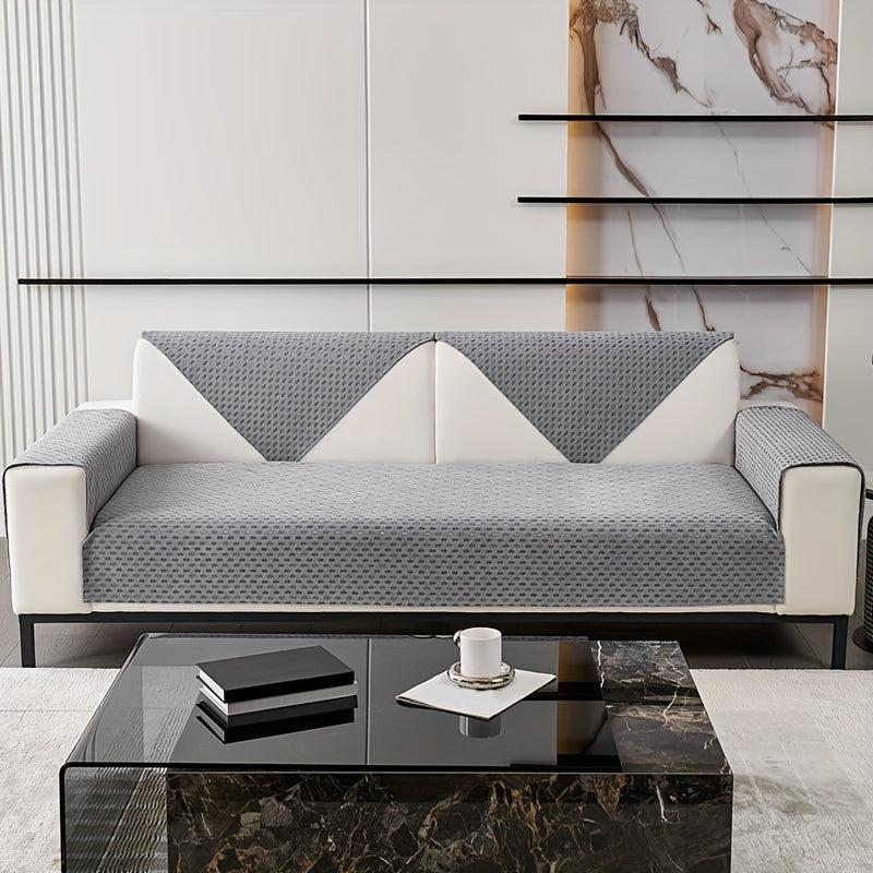 Chenille Sofa Slipcover Non-slip Dustproof Anti Cat Scratch Couch Cover