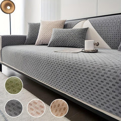 Chenille Sofa Slipcover Non-slip Dustproof Anti Cat Scratch Couch Cover