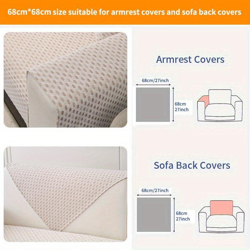 Chenille Sofa Slipcover Non-slip Dustproof Anti Cat Scratch Couch Cover