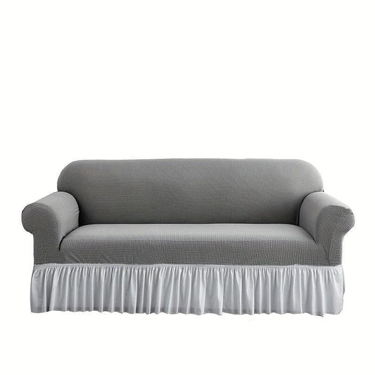 Polar Fleece Sofa Slipcover Plush Couch Cover
