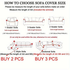 1pc Sofa Slipcover Universal Pet Friendly Non Slip Couch Cover Machine Washable