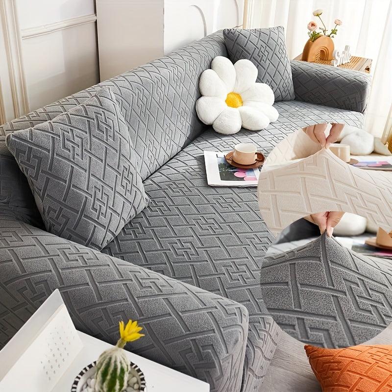 1pc Sofa Slipcover Universal Pet Friendly Non Slip Couch Cover Machine Washable